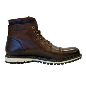 Firetrap Mens Aubin Leather Ankle Boots / Brown